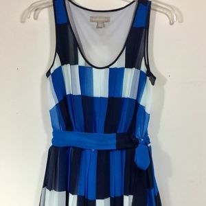 BANANA REPUBLIC/Mini Dress Size 2 Blue Pleated